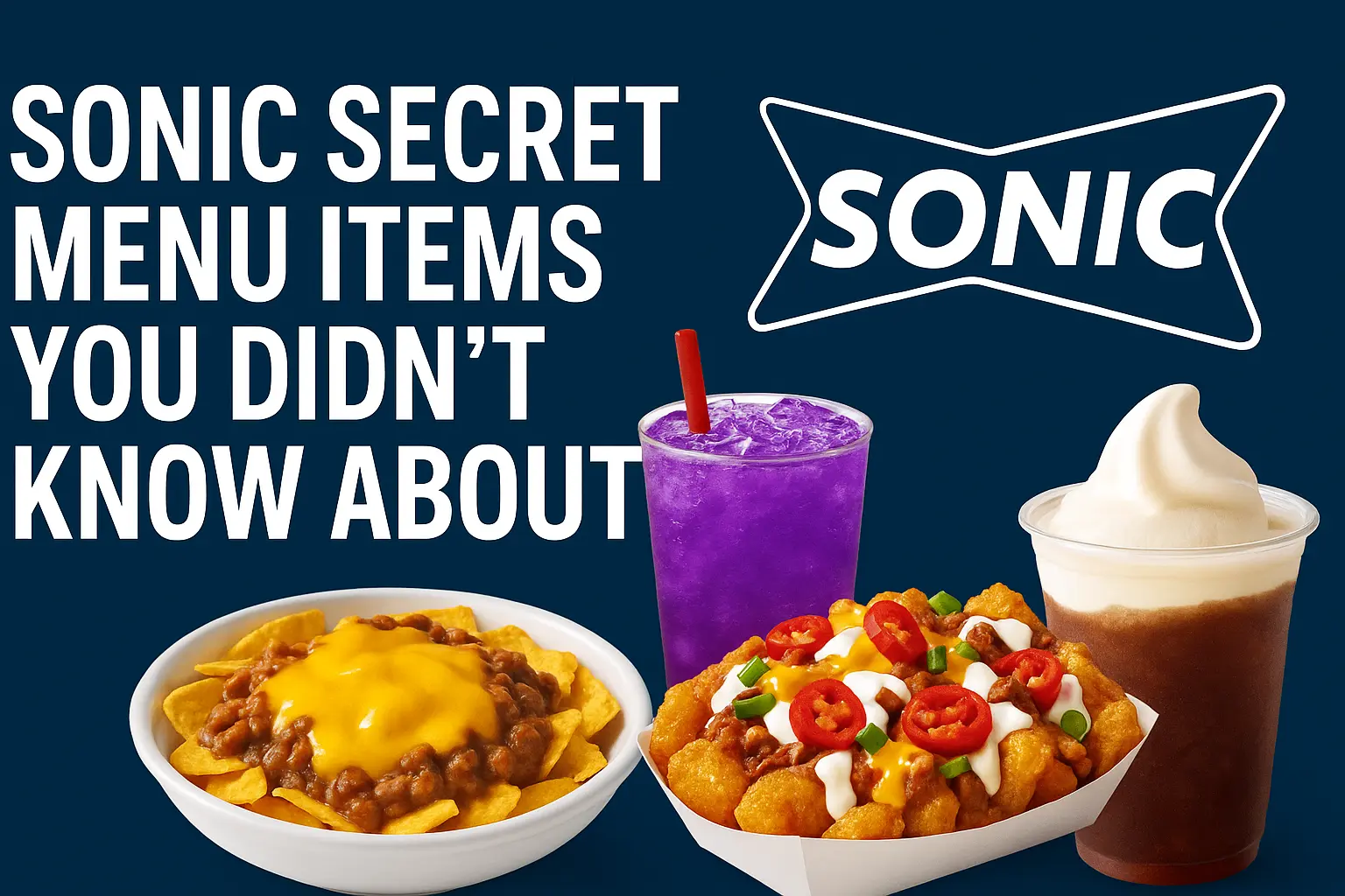 Sonic Secret Menu Items