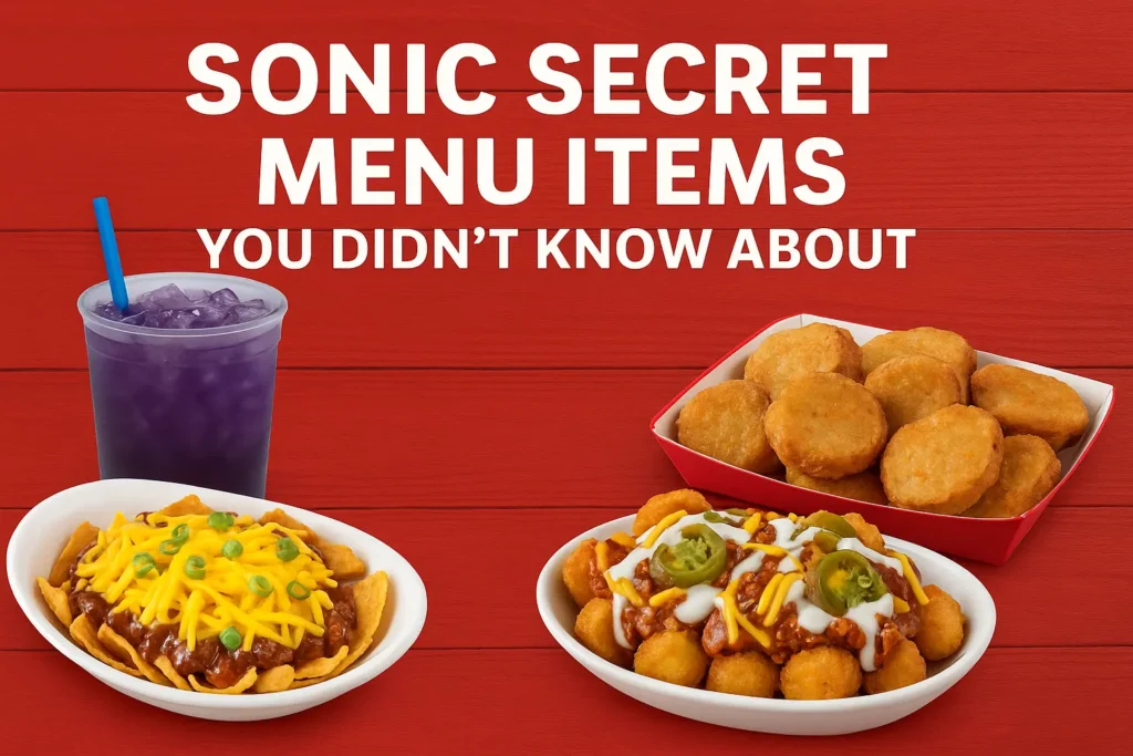 Sonic Secret Menu Items
